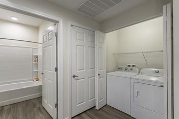 Full-size washer and dryer
